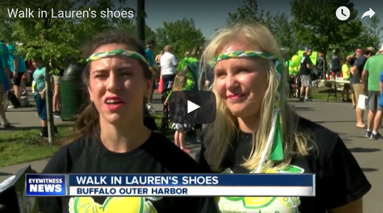 Media coverage for the Run/Walk/Roll in Lauren’s Shoes